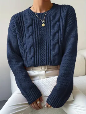 Cozy Oversized Knit Sweater for Women