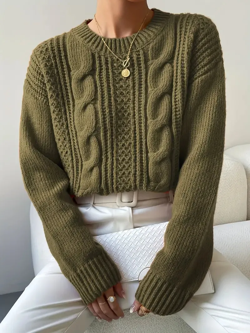 Cozy Oversized Knit Sweater for Women