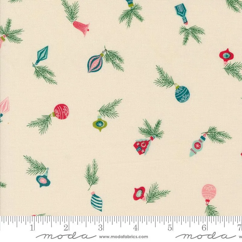Cozy Wonderland by Moda Fabrics VINTAGE BAUBLES/NATURAL