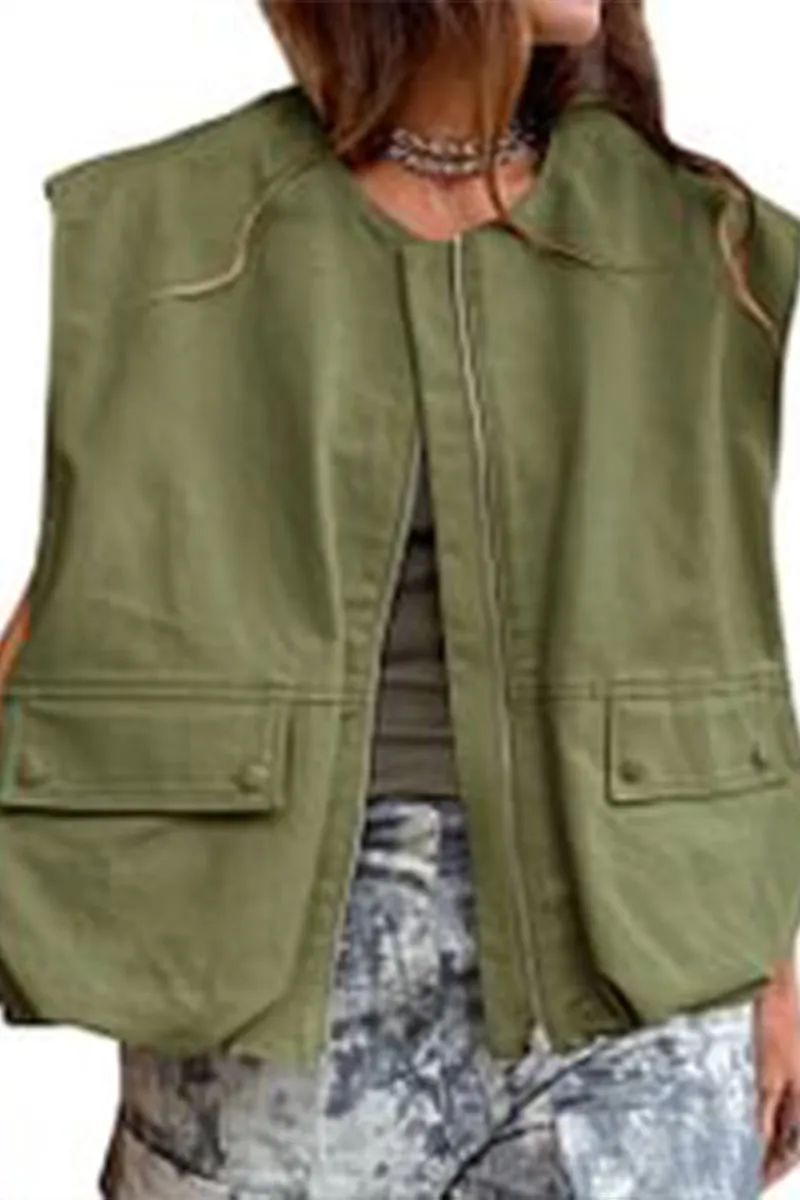 CR3258 Cargo Vest Jacket