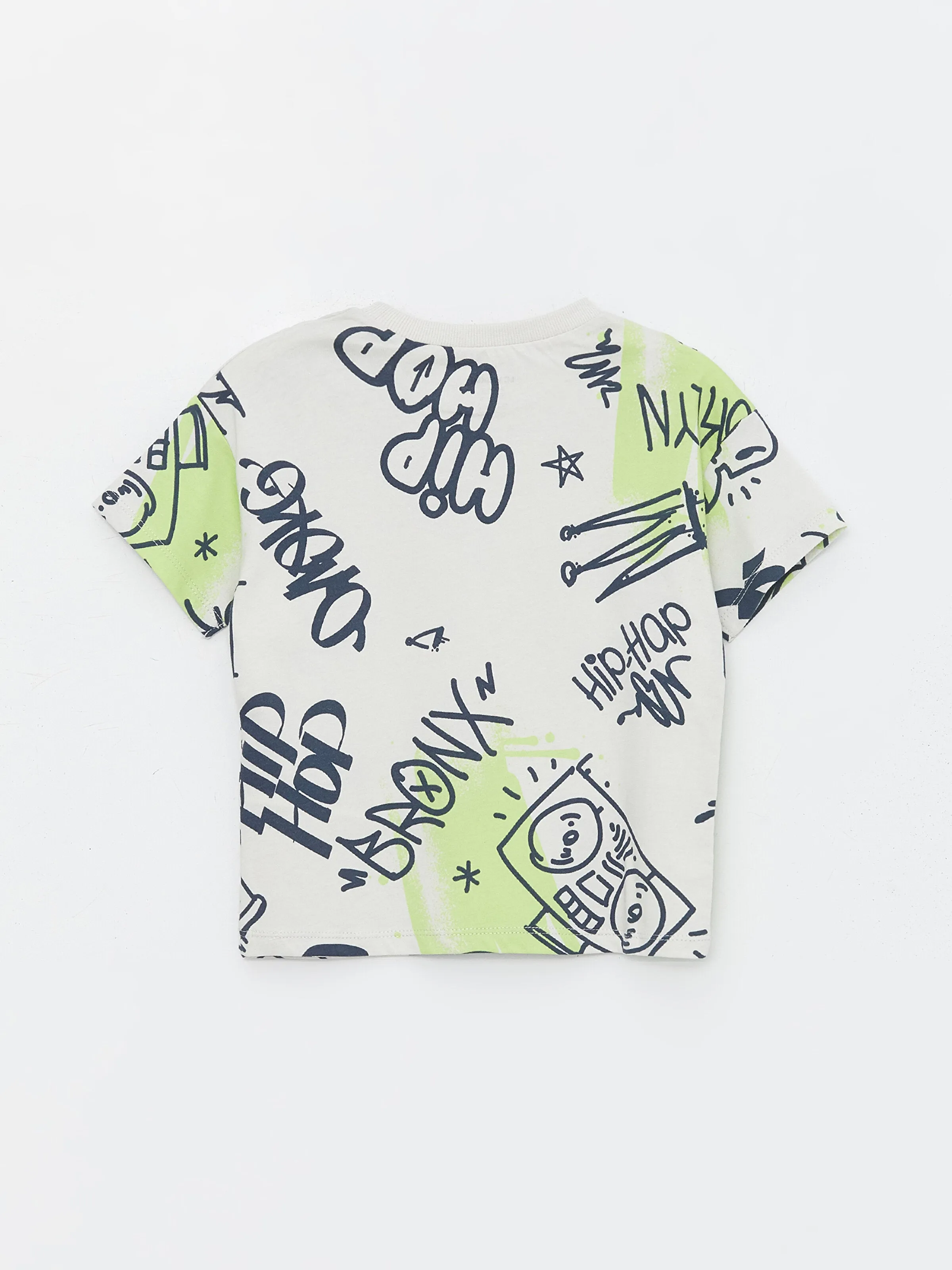 Crew Neck Printed Baby Boy T-Shirt