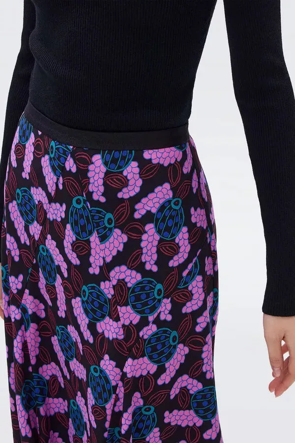 Debra Skirt in Huge Autumn Berries Pink