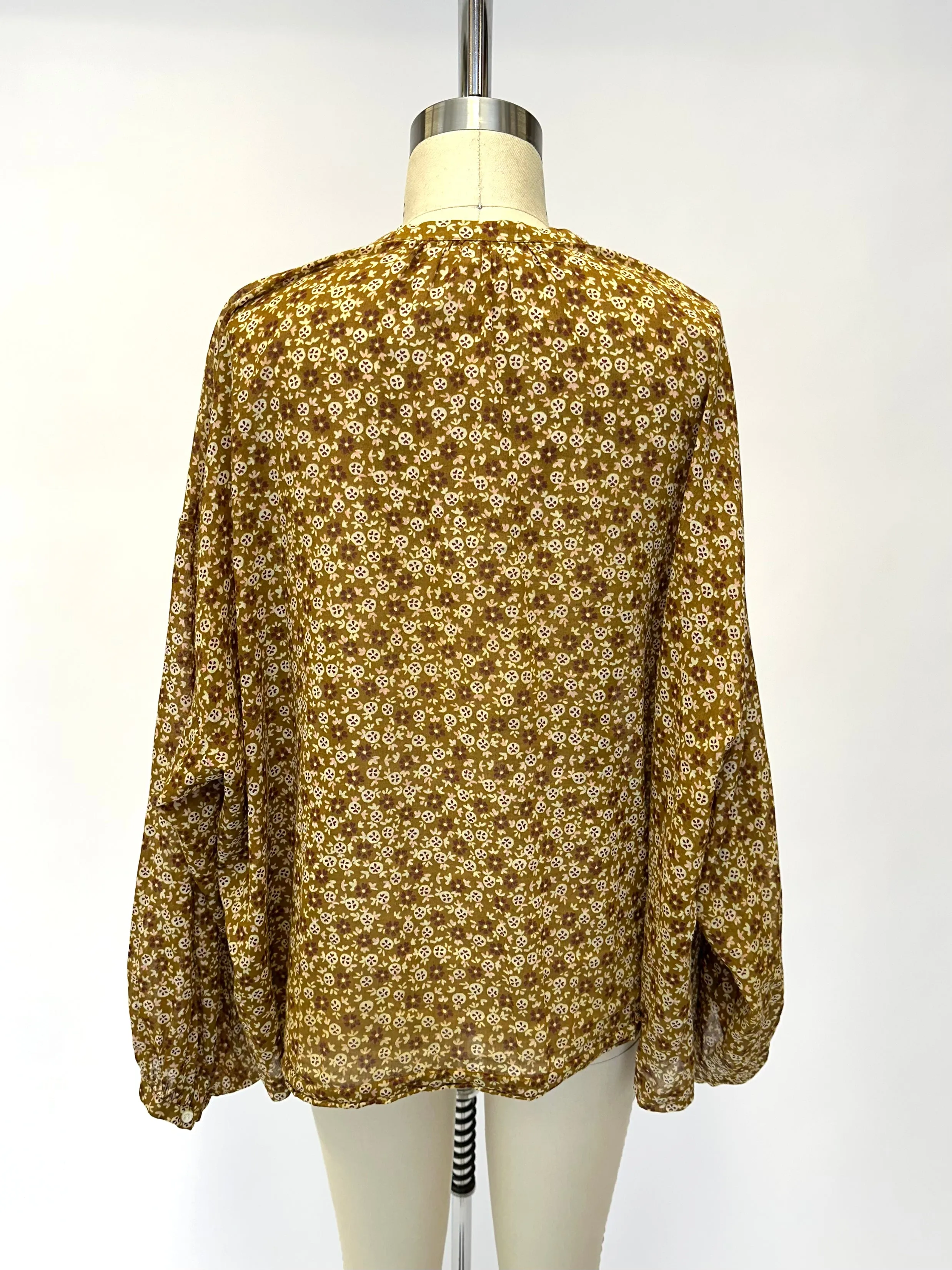 Dôen Printed Poet Blouse