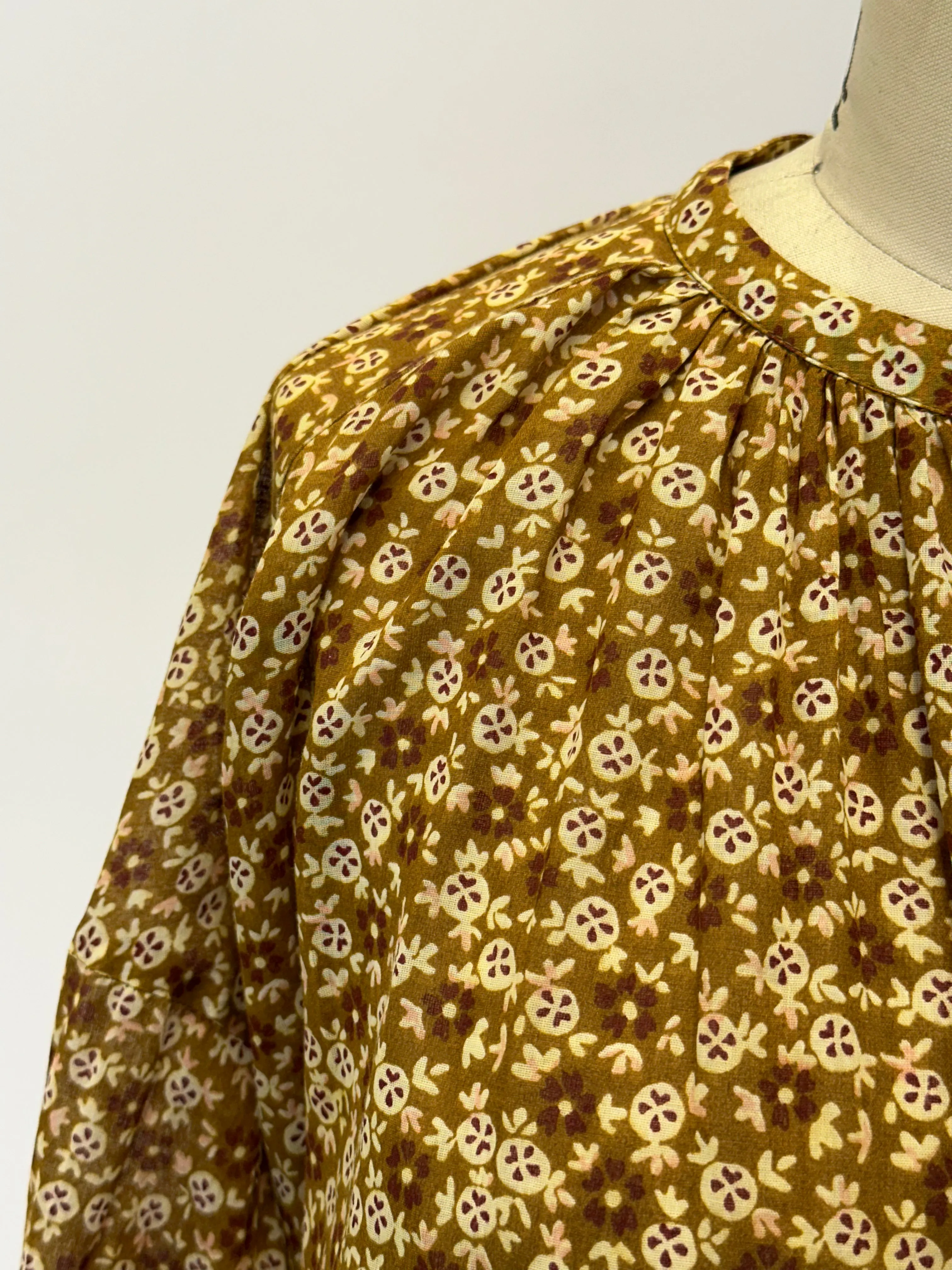 Dôen Printed Poet Blouse