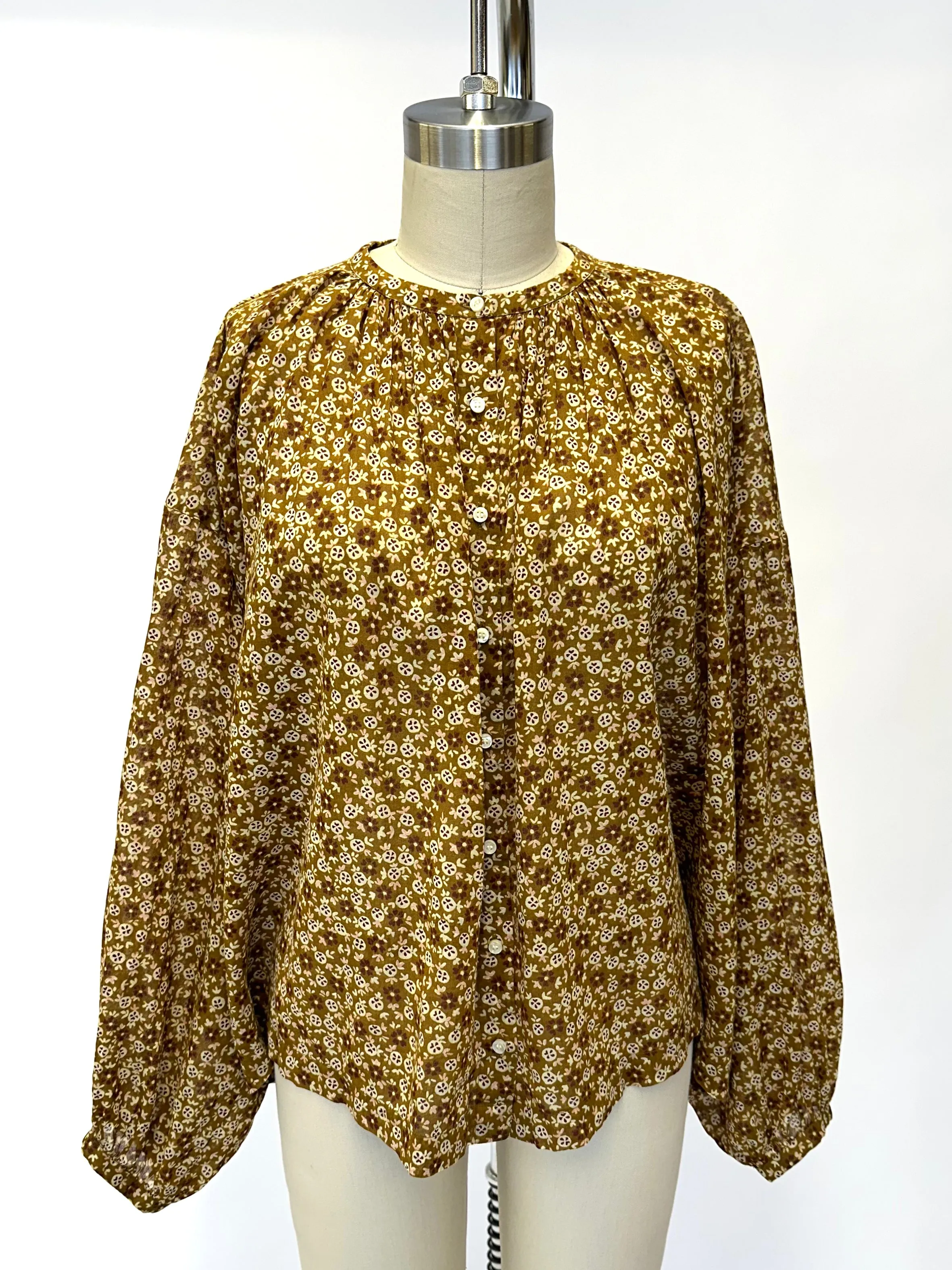 Dôen Printed Poet Blouse