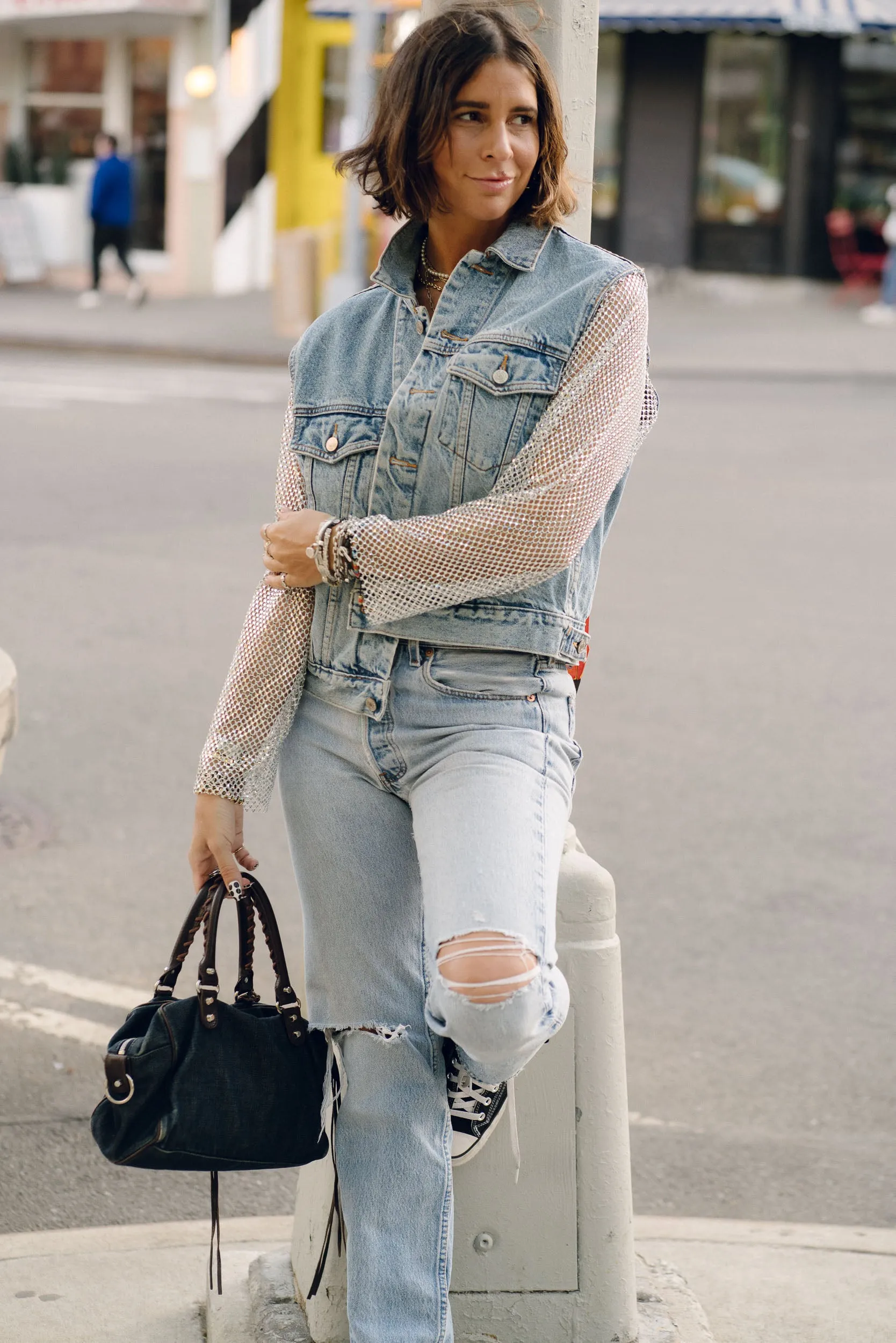 Denim Chainmail Jacket