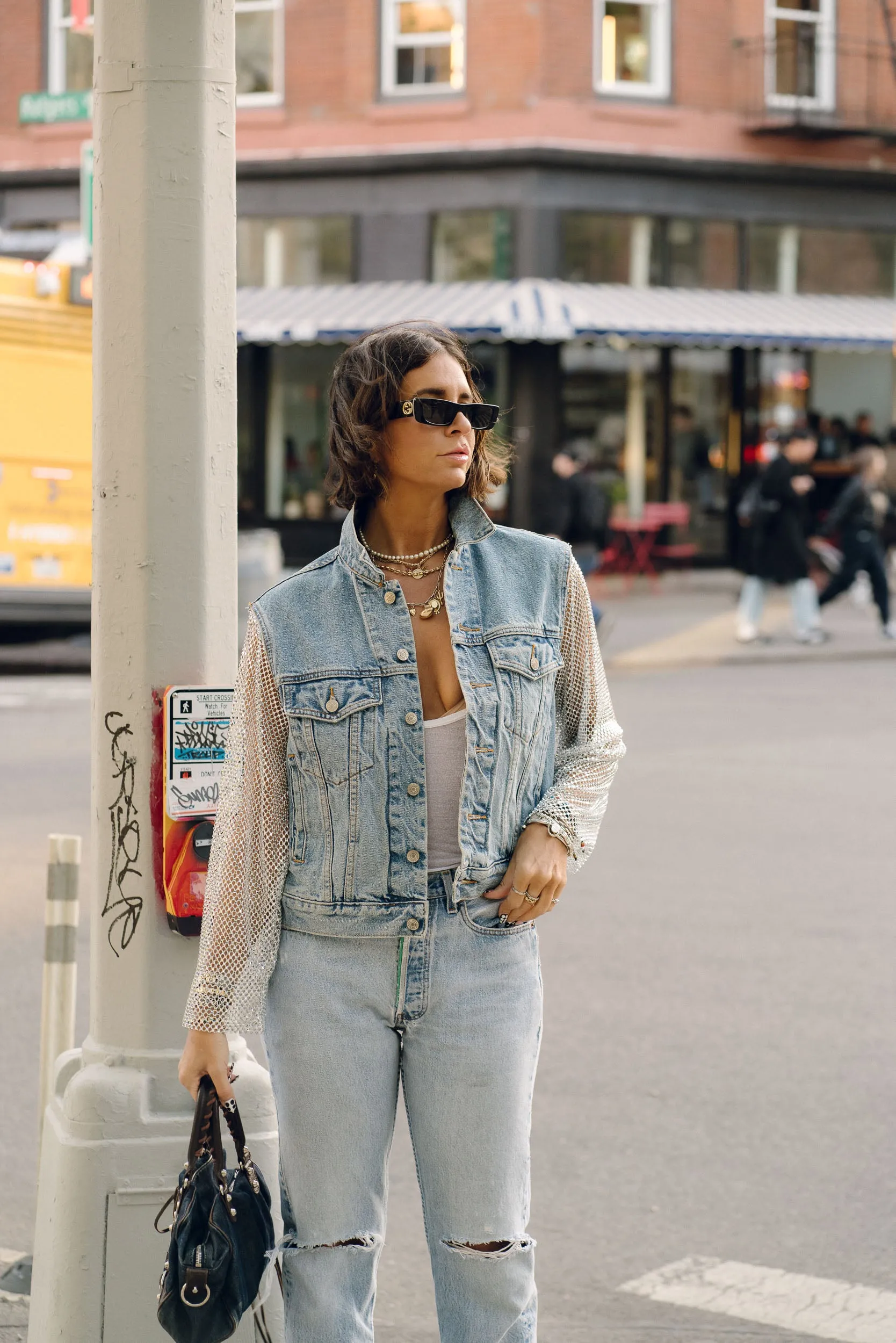 Denim Chainmail Jacket