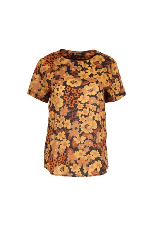 Dilon Top Tangerine in Cotton