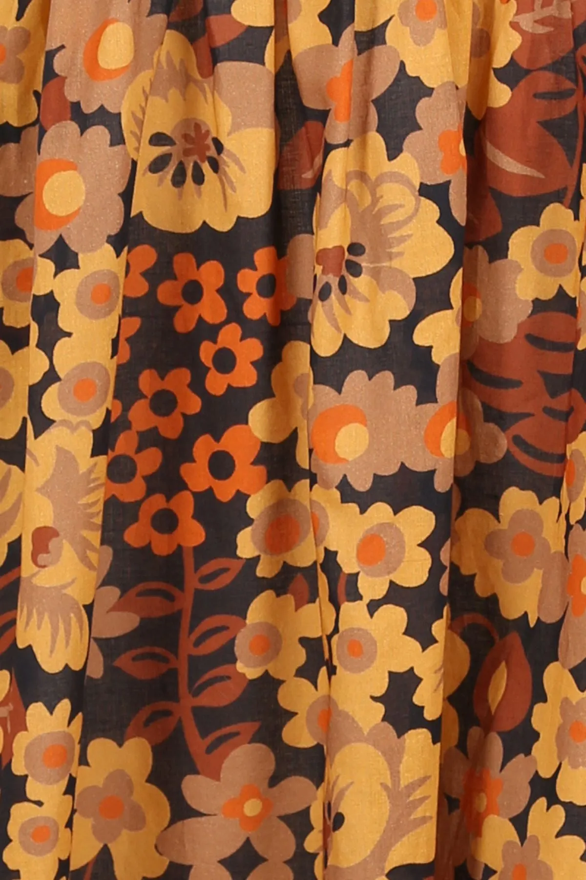 Dilon Top Tangerine in Cotton