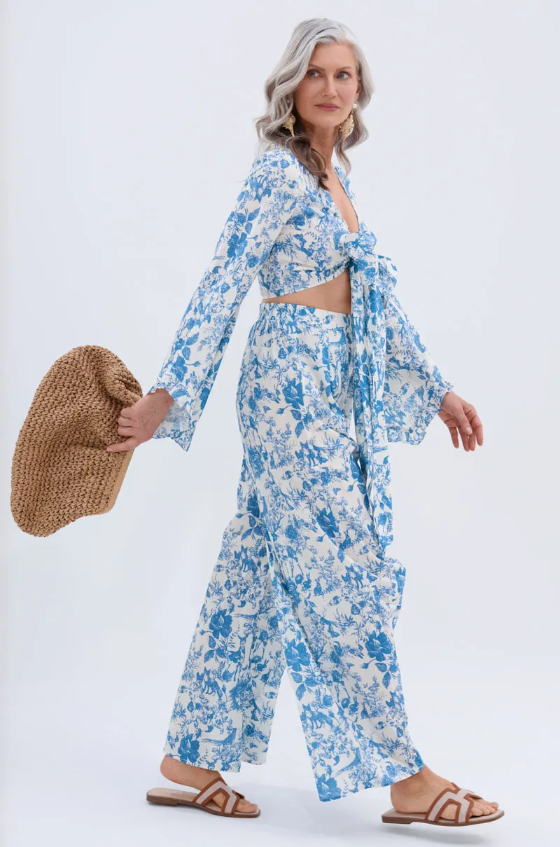 DOLLED UP TIE FRONT TOP