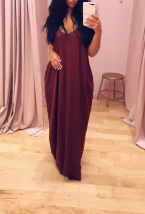 Drape Maxi Dress