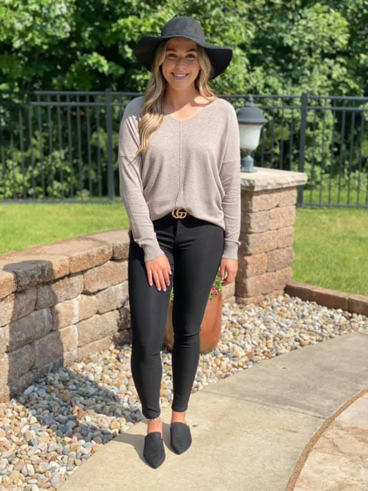 Dream on Sweater - Heather Mocha