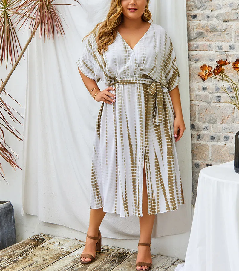 Fashion Element Design Large Size Women's Dress