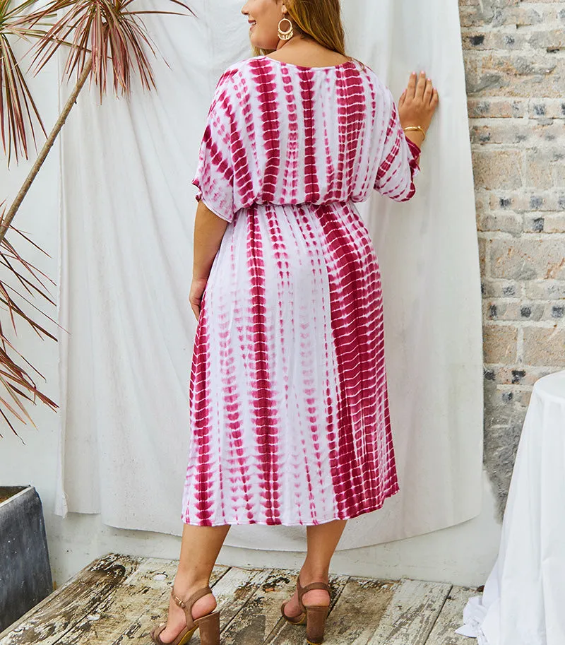 Fashion Element Design Large Size Women's Dress