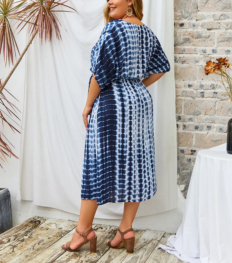 Fashion Element Design Large Size Women's Dress