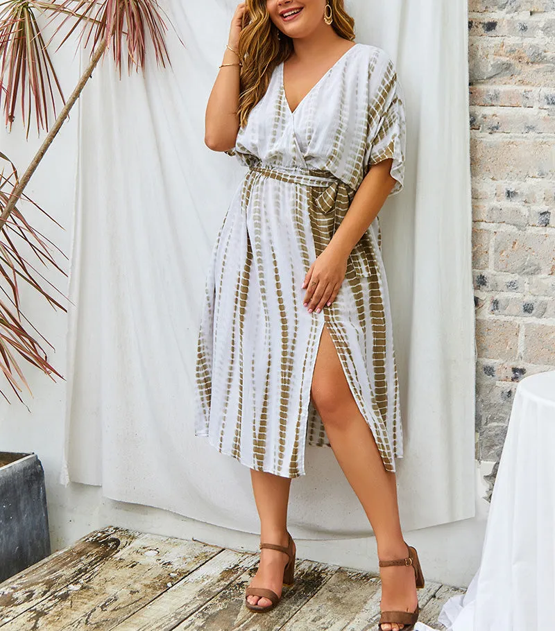 Fashion Element Design Large Size Women's Dress