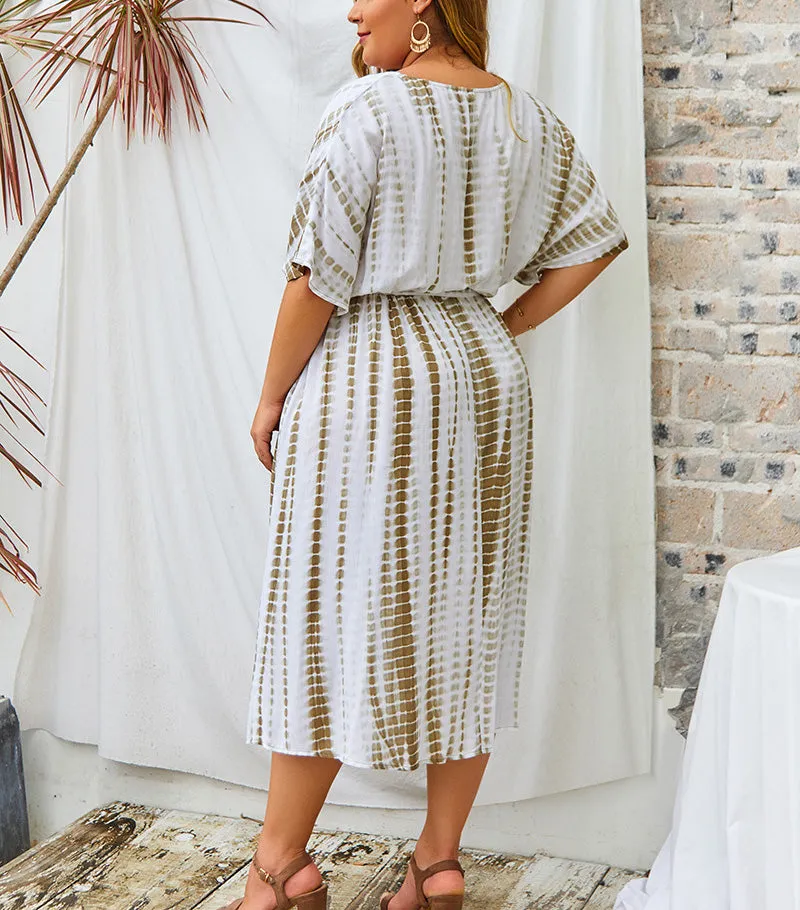Fashion Element Design Large Size Women's Dress