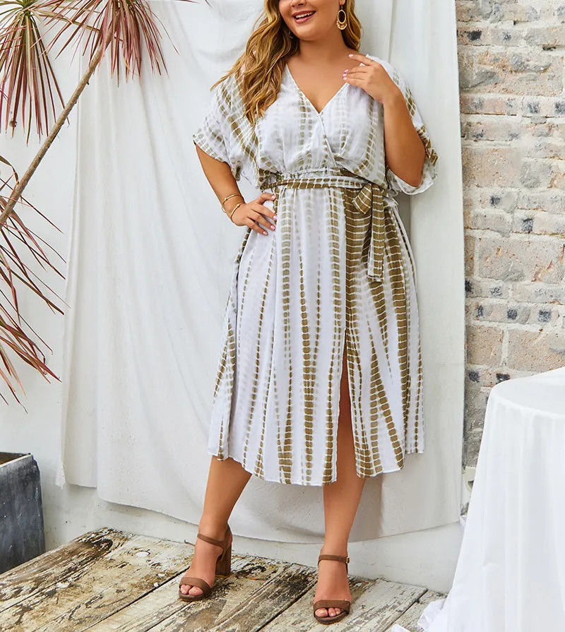 Fashion Element Design Large Size Women's Dress