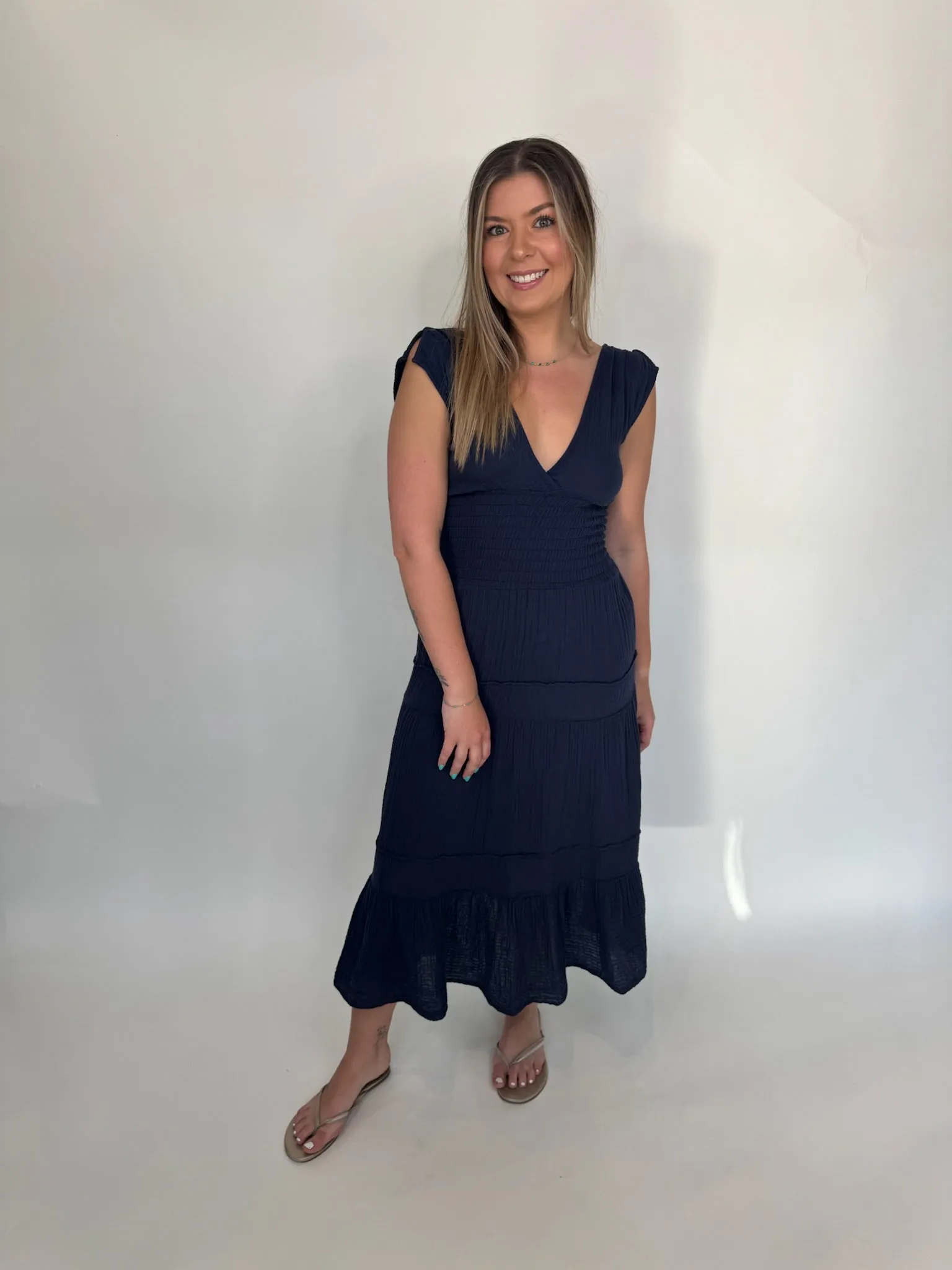 Felicite Smocked Maxi Dress