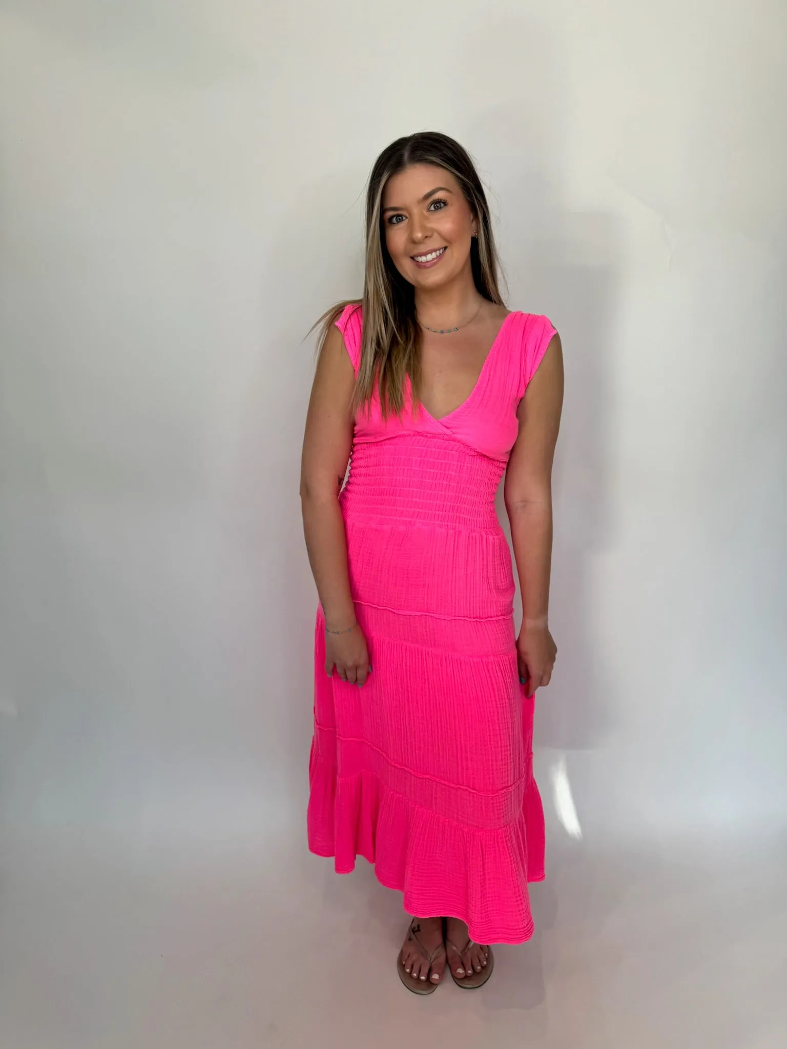 Felicite Smocked Maxi Dress
