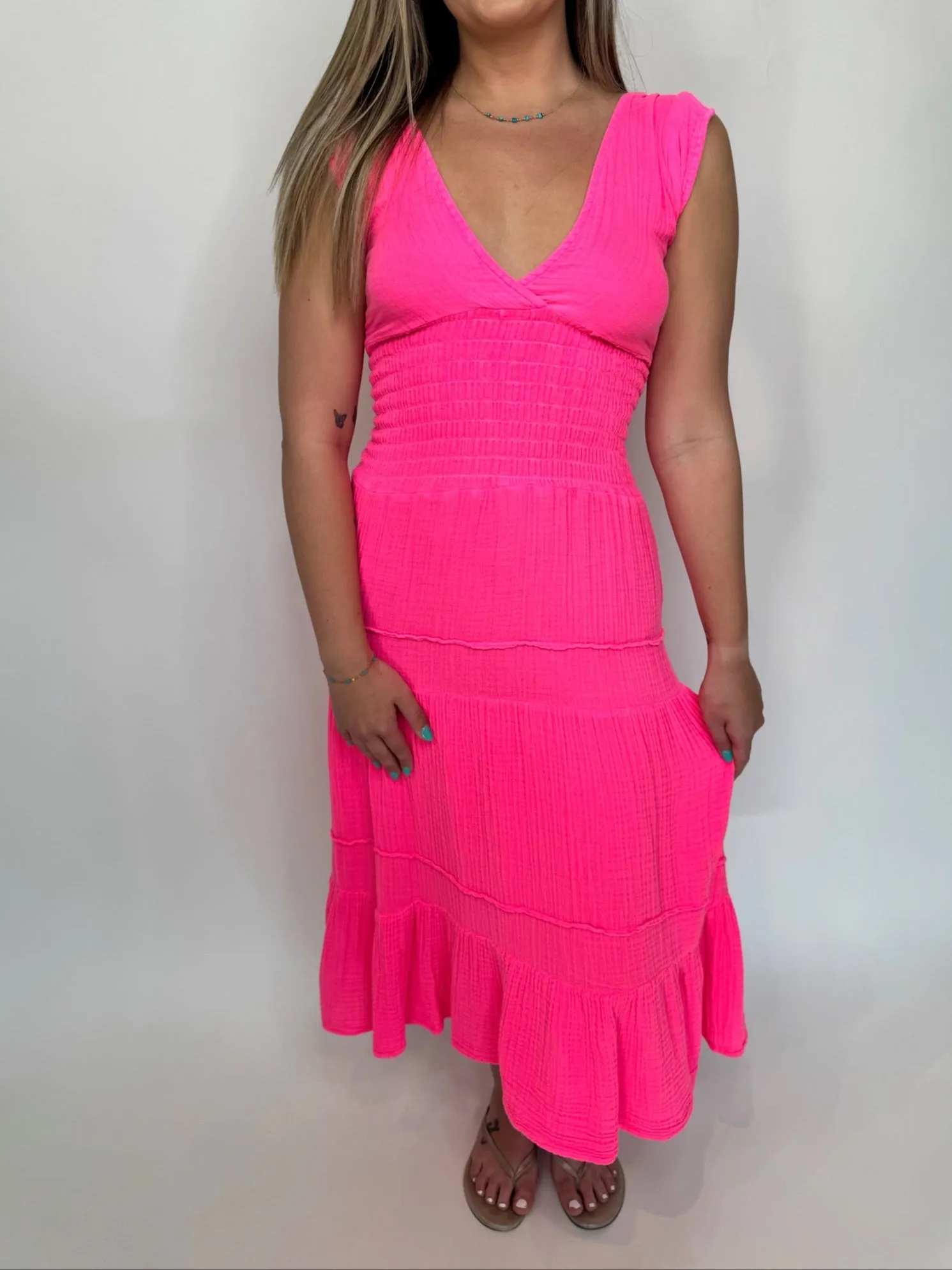 Felicite Smocked Maxi Dress
