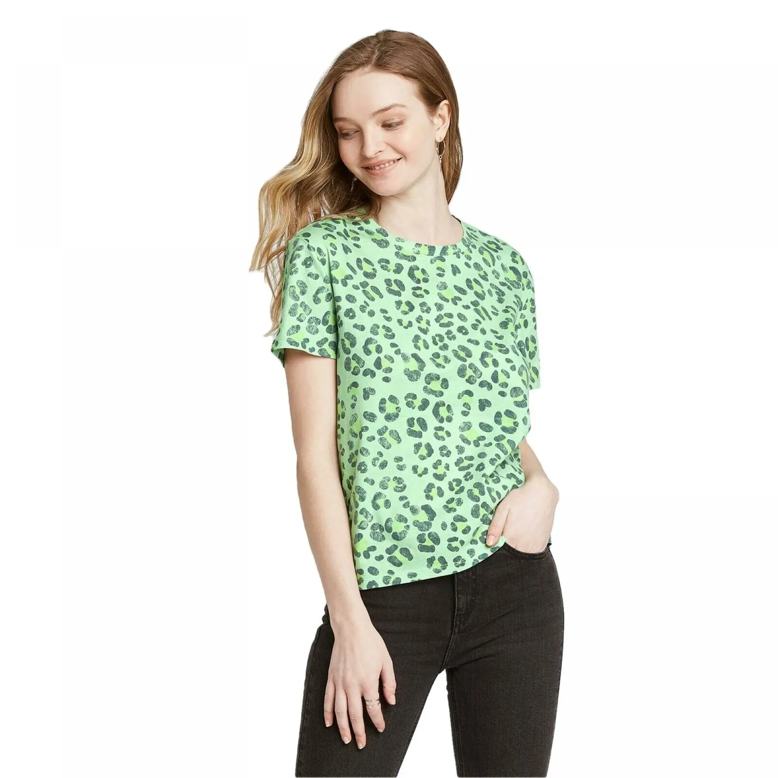 Fifth Sun Women's Animal Print St. Patrick's Day Graphic T-Shirt