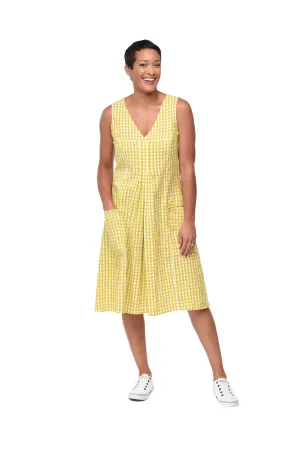 FINAL SALE CV656 Poppie Dress in Big Goldfish*