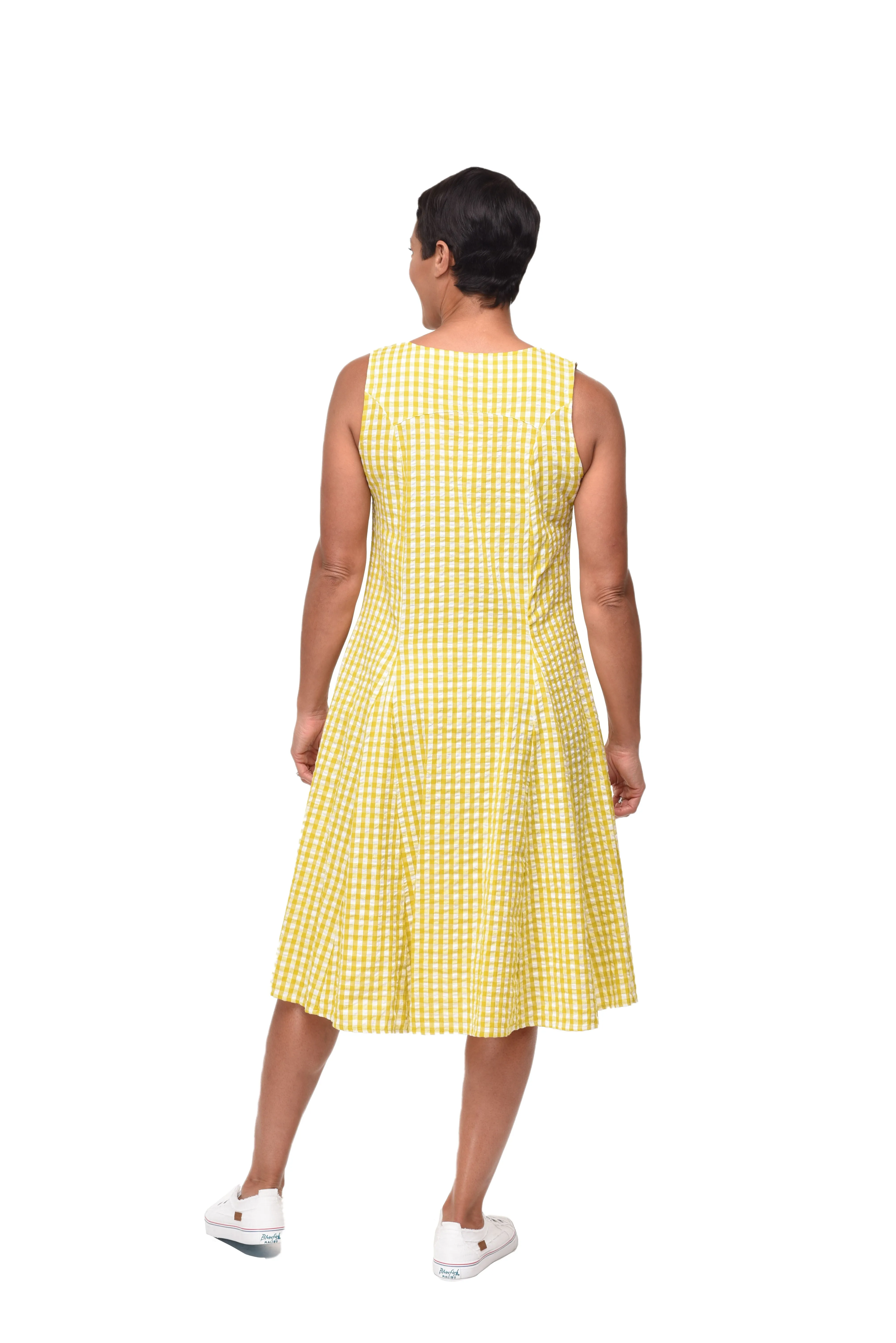 FINAL SALE CV656 Poppie Dress in Big Goldfish*