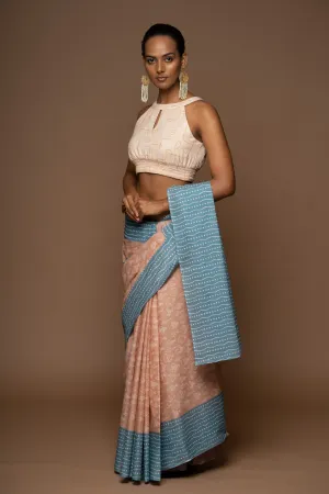 Fish Tales Cotton Sari