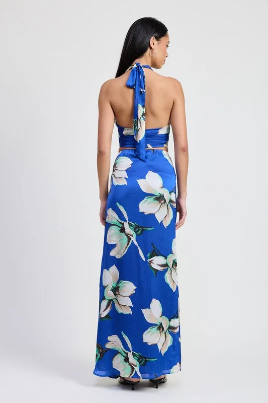 Floral Halter Top