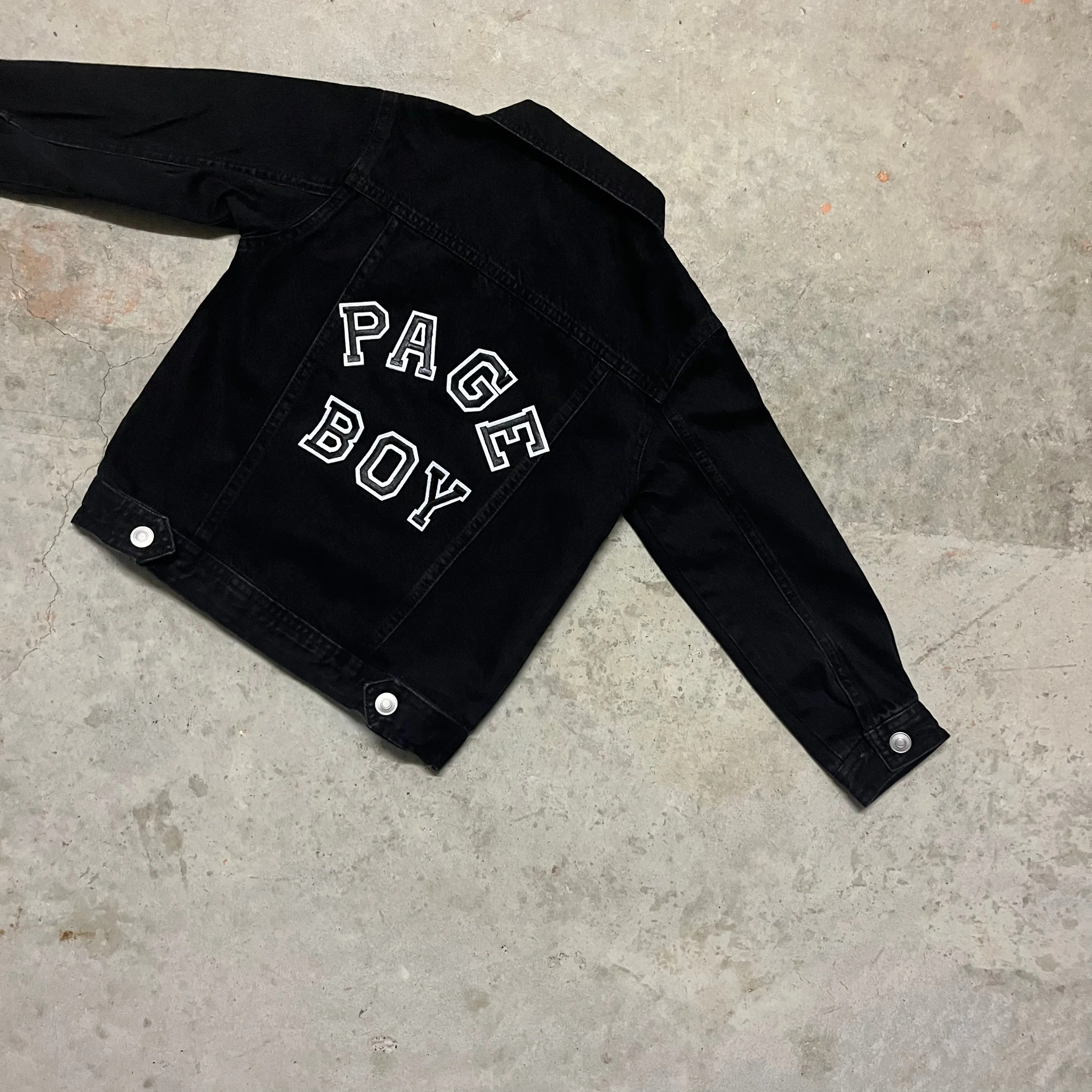 Flower Girl & Page Boy Personalised Denim Jacket