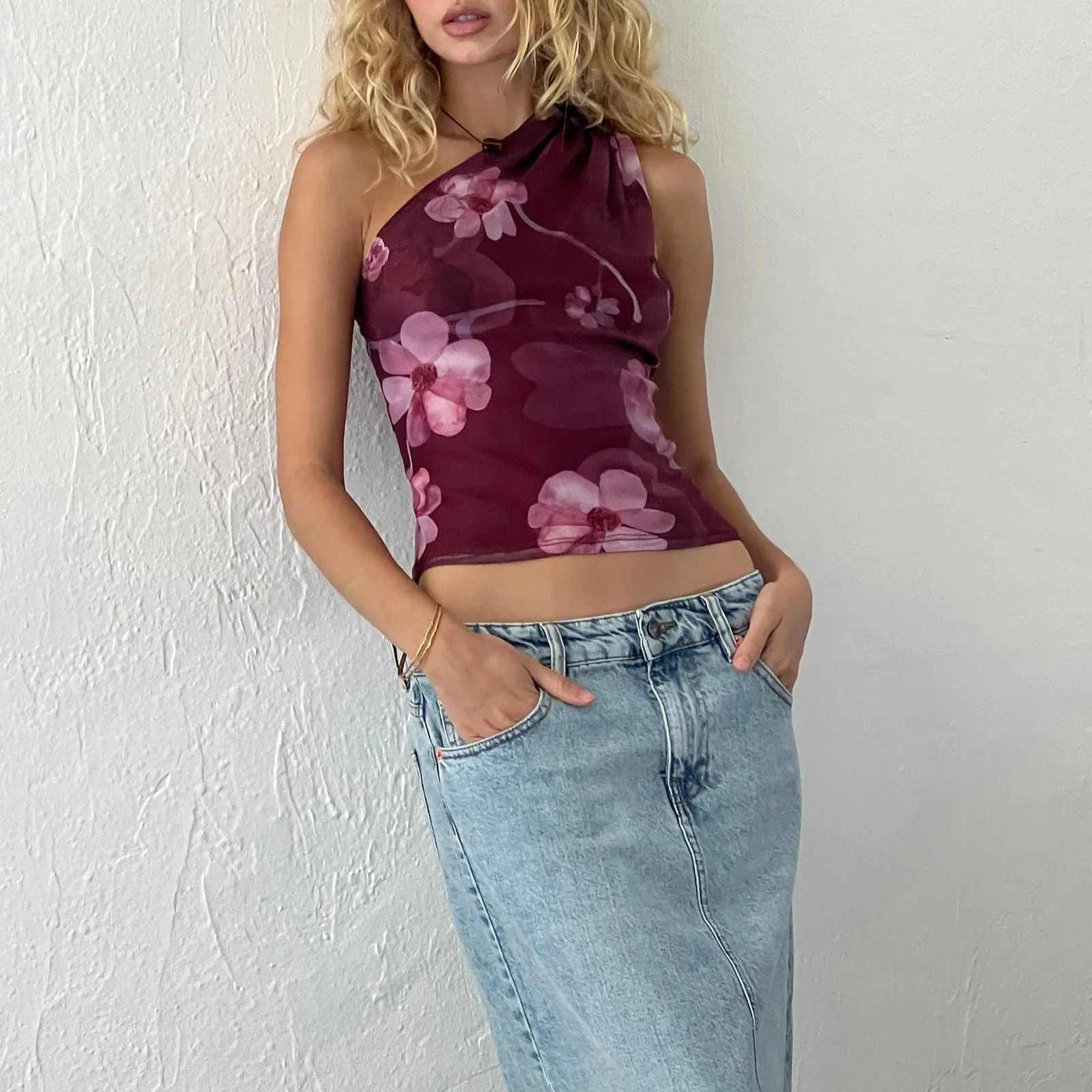 Flower Printed Camisol Top
