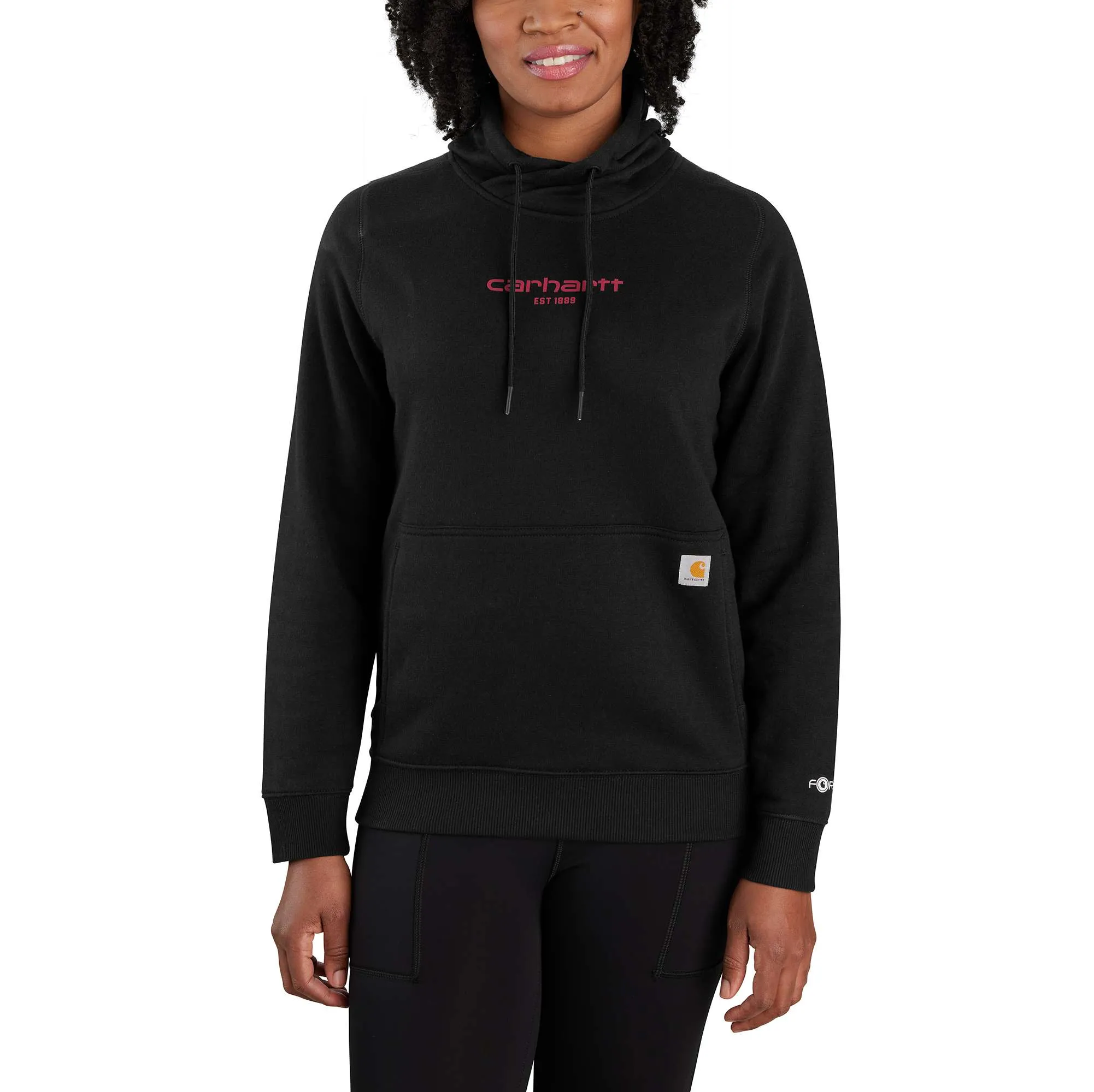 Force Relaxed Fit Lightweight Graphic Hooded Sweatshirt