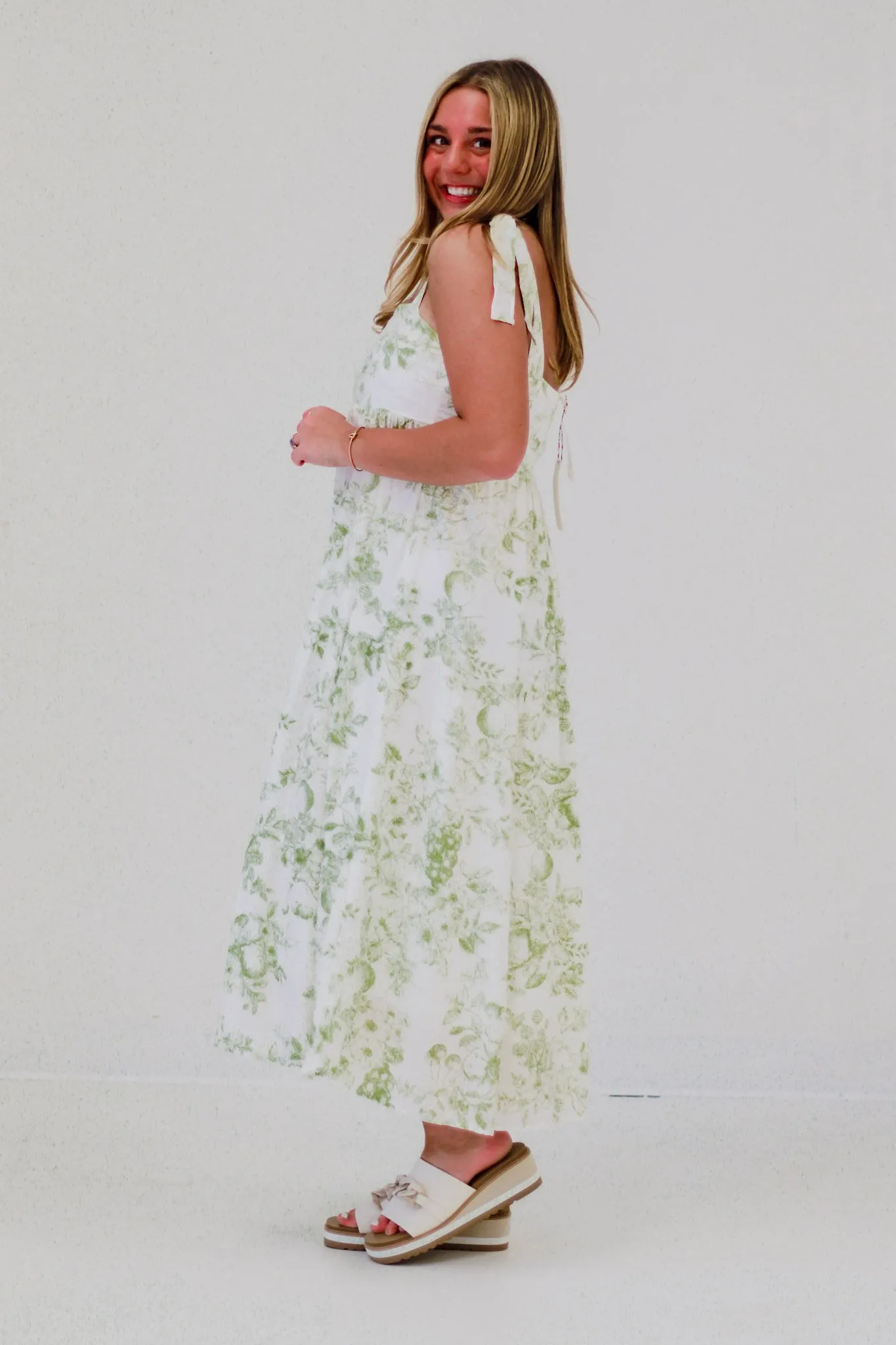 Forever With You Midi Dress in Olive