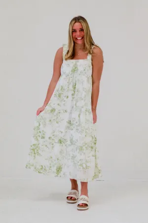 Forever With You Midi Dress in Olive