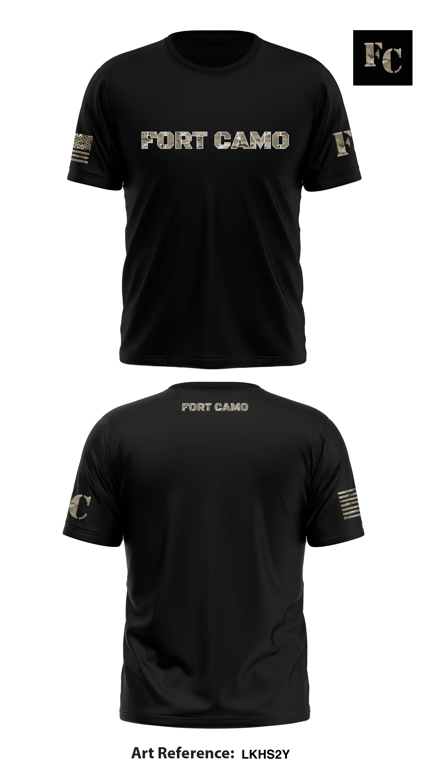 Fort Camo Store 1 Core Men's SS Performance Tee - LKhS2Y