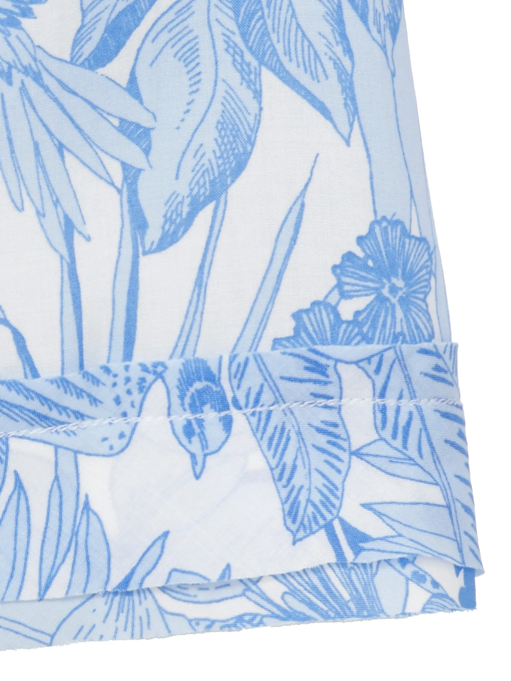 Frapp Floral Blouse in Blue