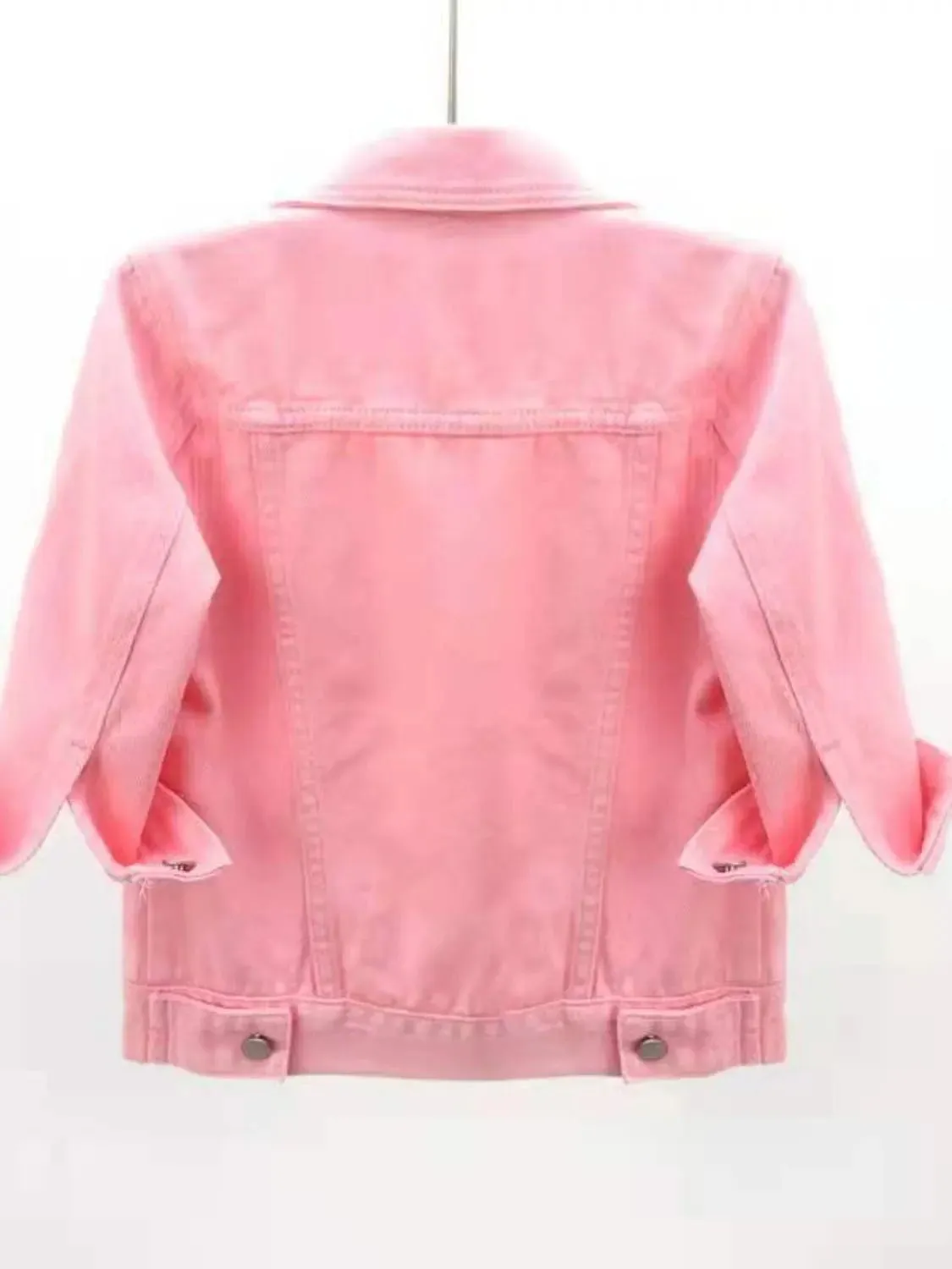 Full Size Cropped  Denim Jacket