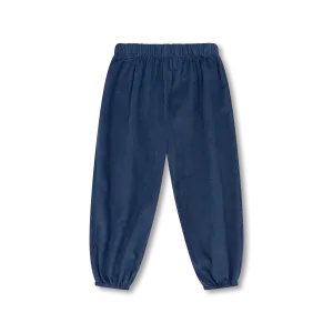 Garret Gathered Pant - Princeton Navy