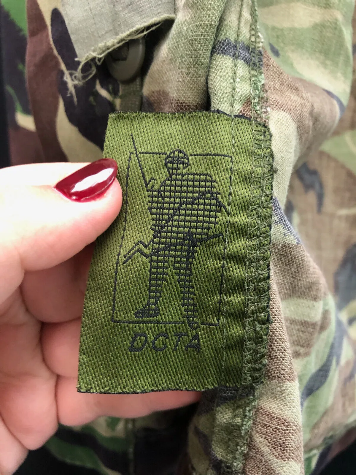 Genuine British Army Camouflage DPM Jacket - Size 180/96