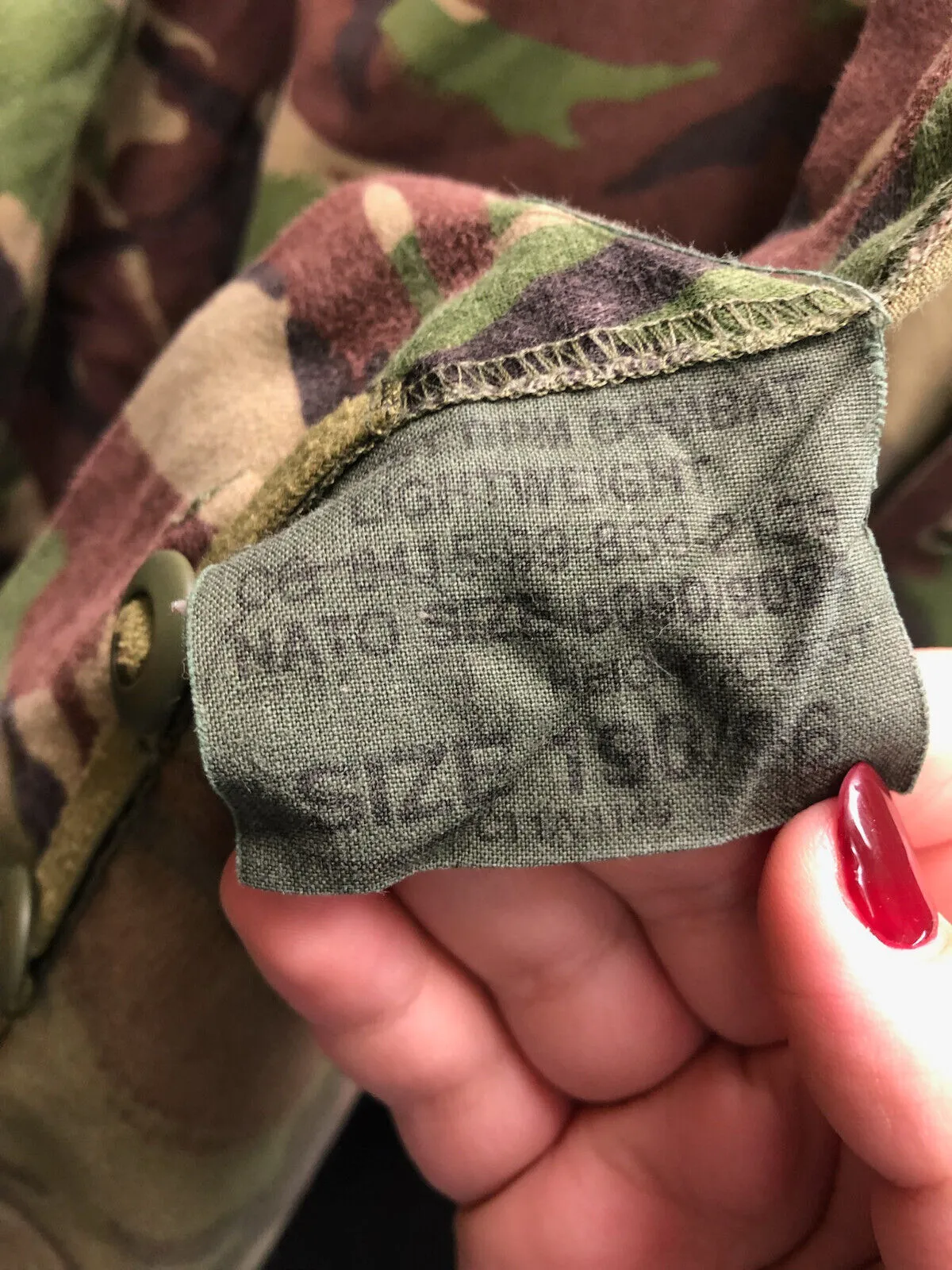 Genuine British Army DPM Camouflage Jacket - Size 190/96