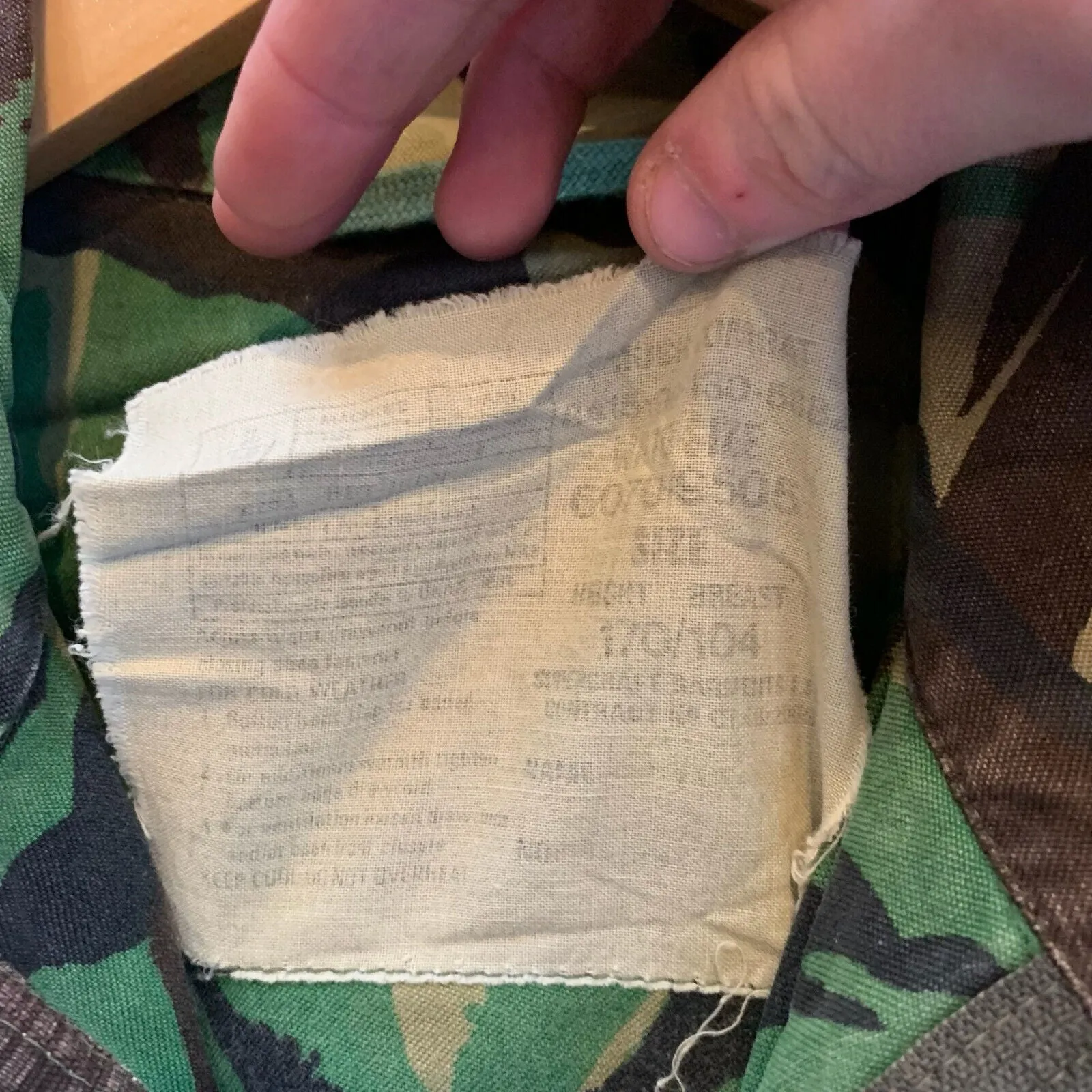 Genuine British Army Jungle DPM Camouflage Smock Combat Jacket - Size 170/104