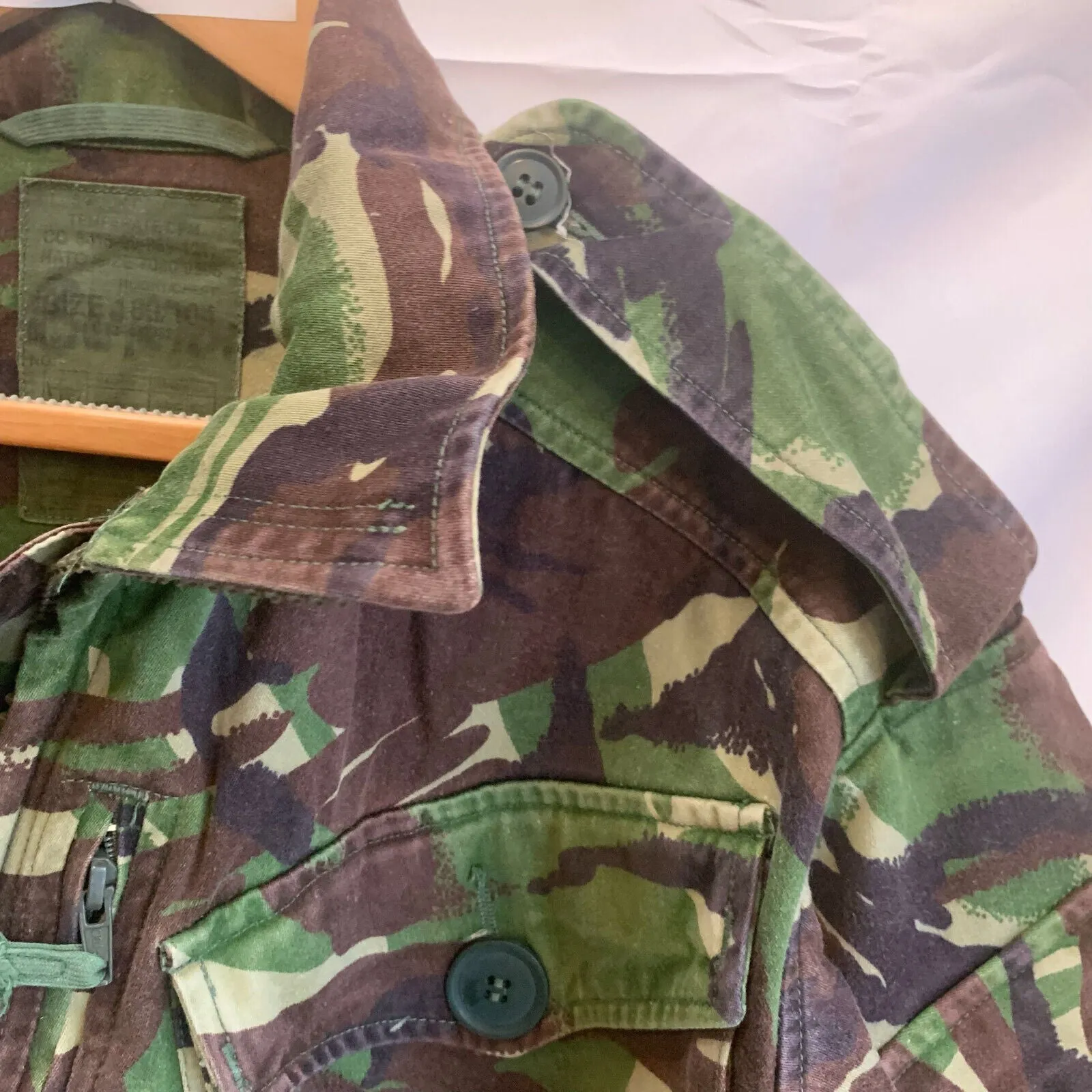 Genuine British Army Jungle DPM Camouflage Smock Combat Jacket - Size 180/104