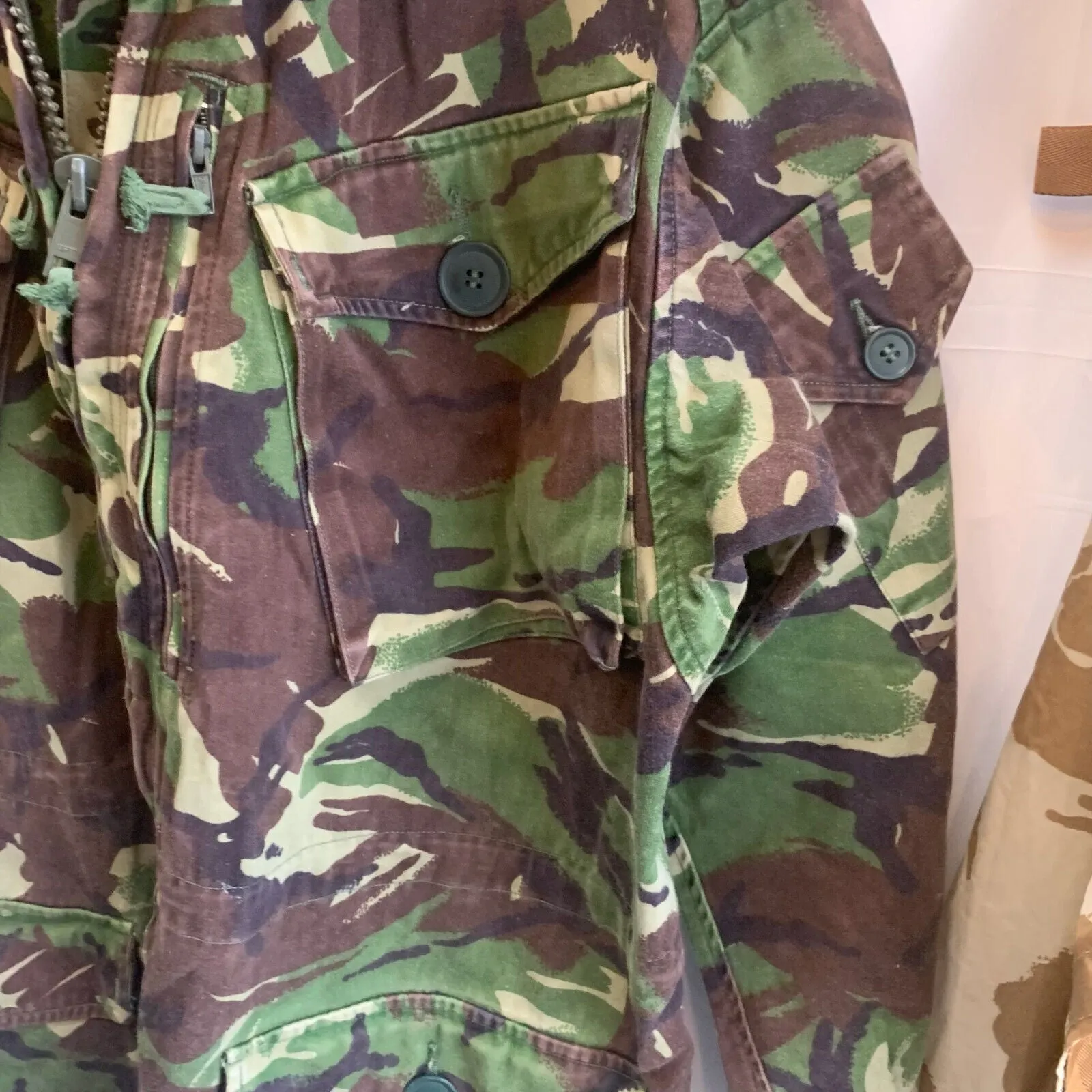 Genuine British Army Jungle DPM Camouflage Smock Combat Jacket - Size 180/104