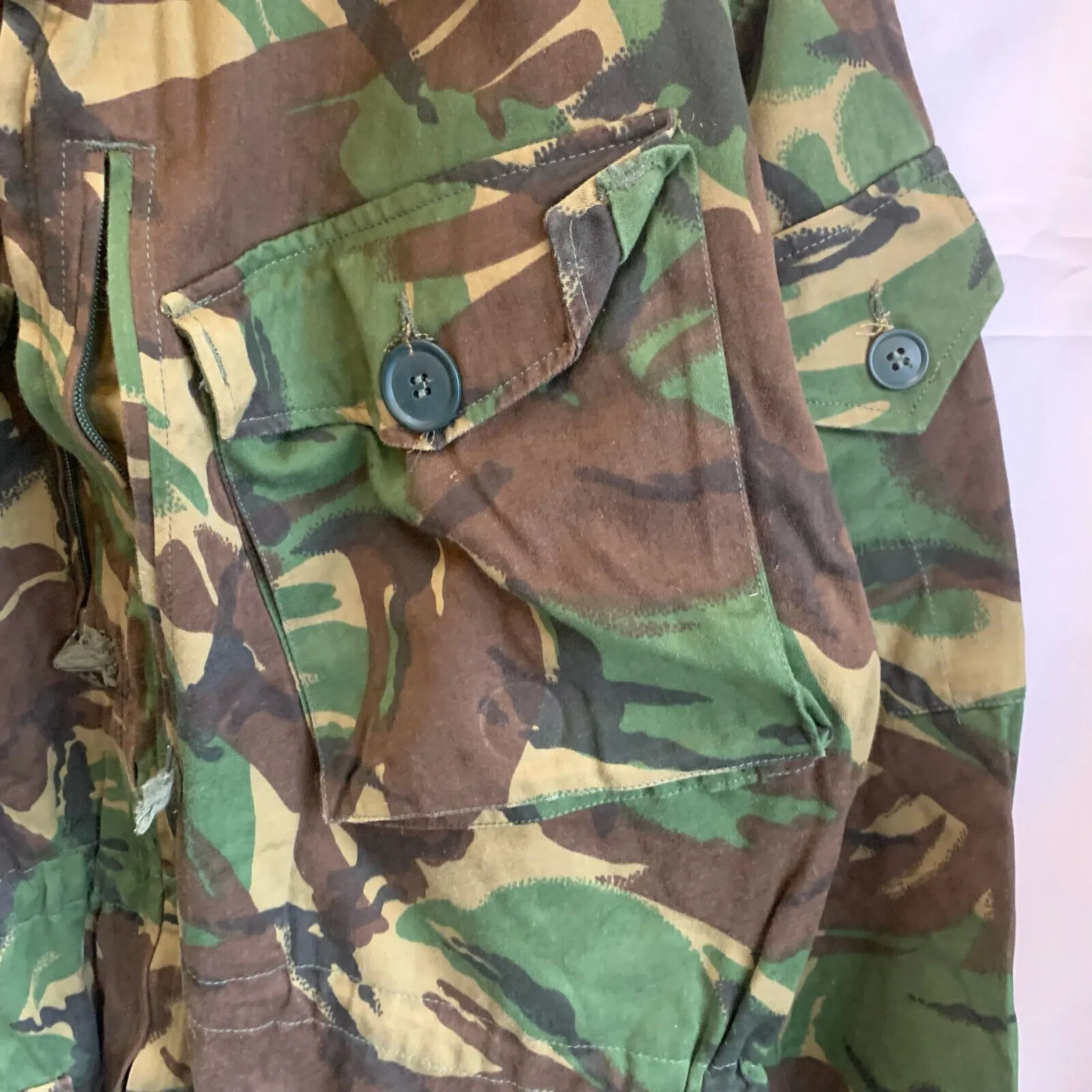 Genuine British Army Jungle DPM Camouflage Smock Combat Jacket - Size 180/112