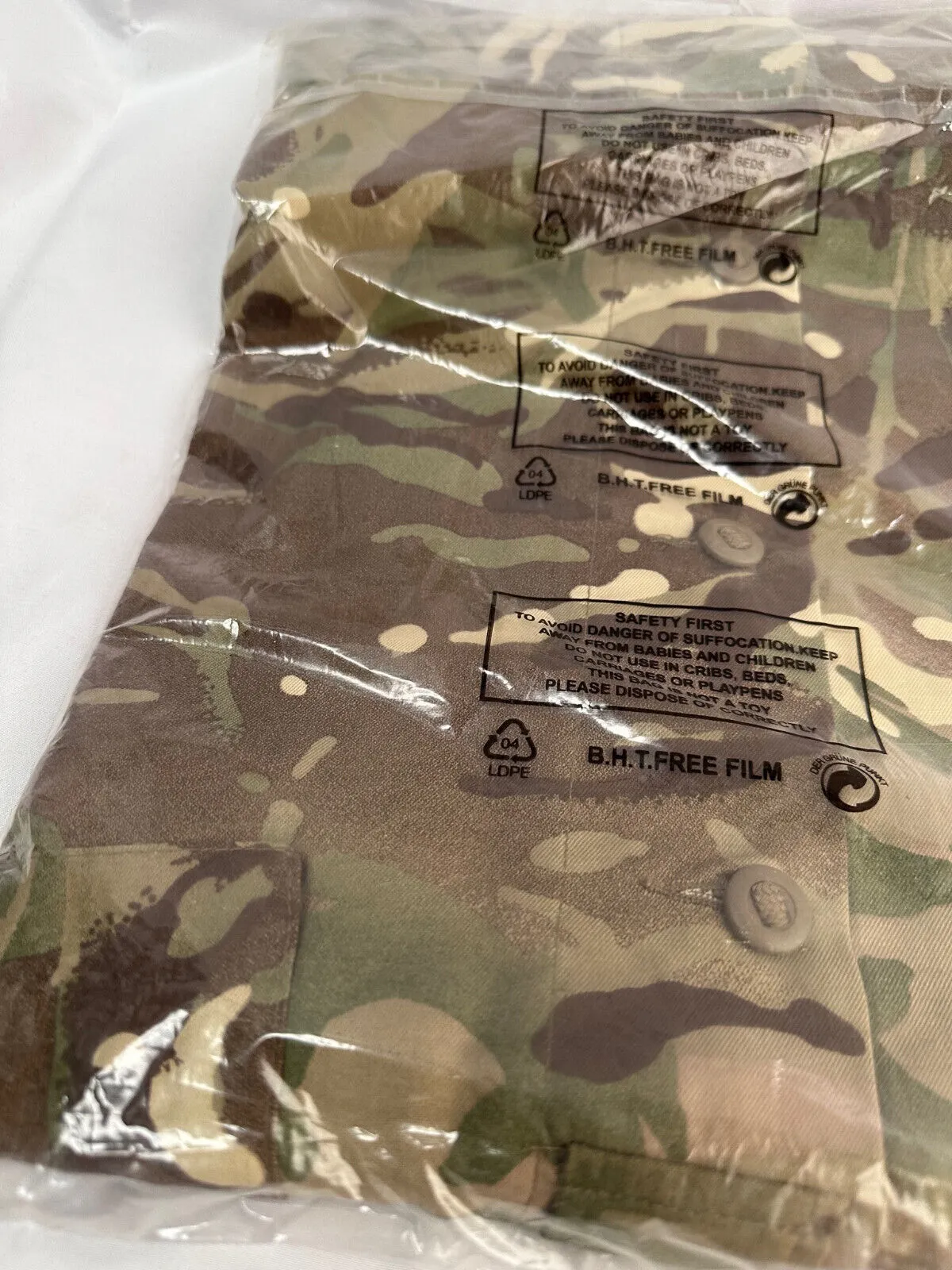 Genuine British Army MTP Barrack Shirt - Size 180/120 - New Old Stock