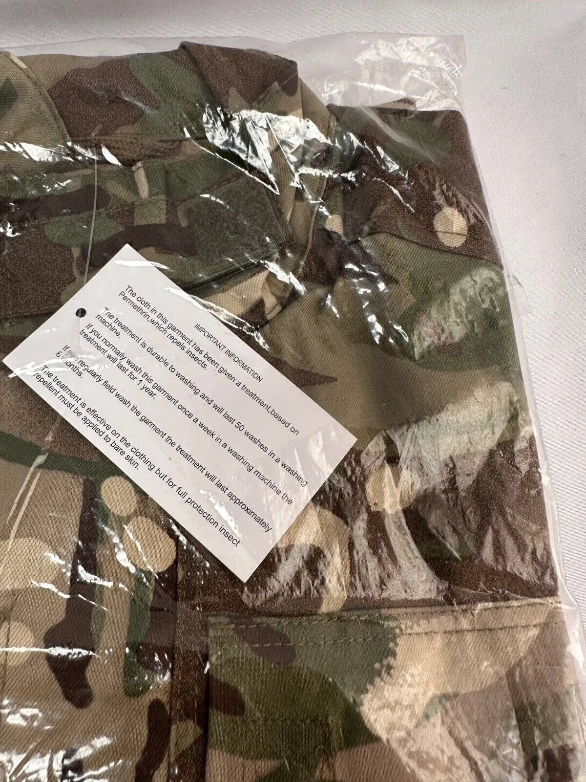 Genuine British Army MTP IR Combat Jacket - Size 160/96 - New Old Stock