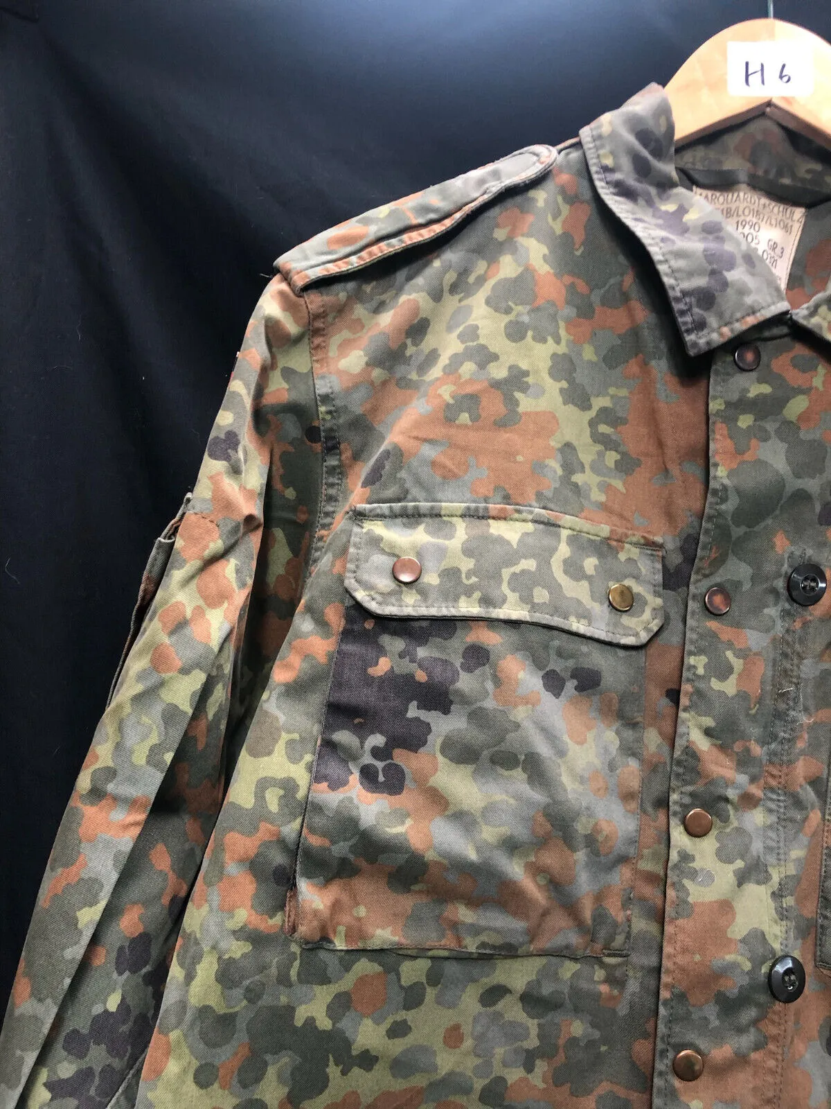 Genuine German Army Flektarn Combat Smock Jacket - Size 167/105