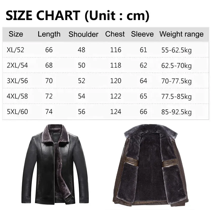 Gerald – Fashionable Men's Warm Leather Jacket
