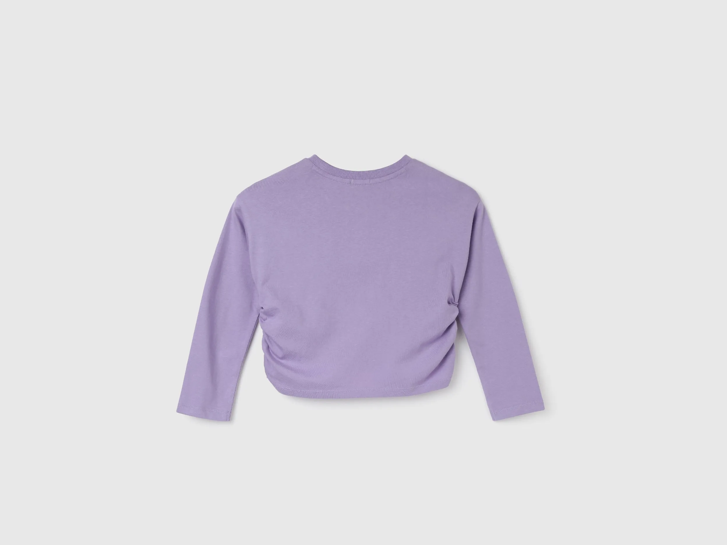 Girl's Regular Fit Round Neck Printed Tops